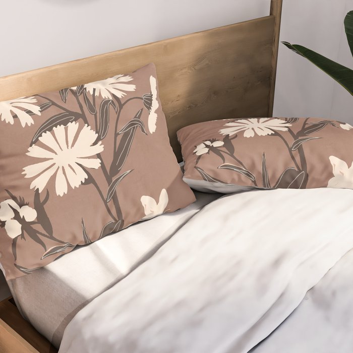 Abstract Flowers 16 Pillow Sham Gallery Image 2