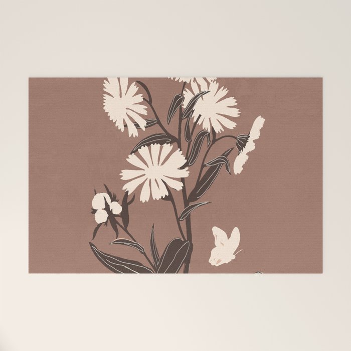 Abstract Flowers 16 Welcome Mat Gallery Image 1