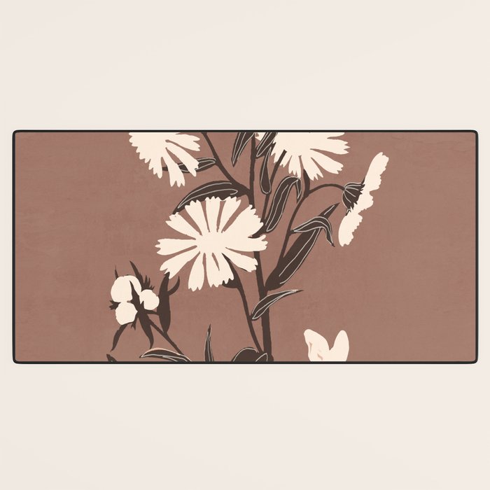 Abstract Flowers 16 Desk Mat Gallery Image 3