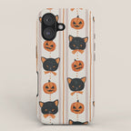Vintage Halloween Kittens iPhone Case Gallery Image 1
