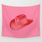 Red Stetson Wall Tapestry Gallery Image 4