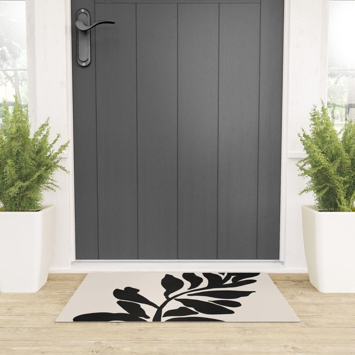 Single stem - night Welcome Mat Gallery Image 3
