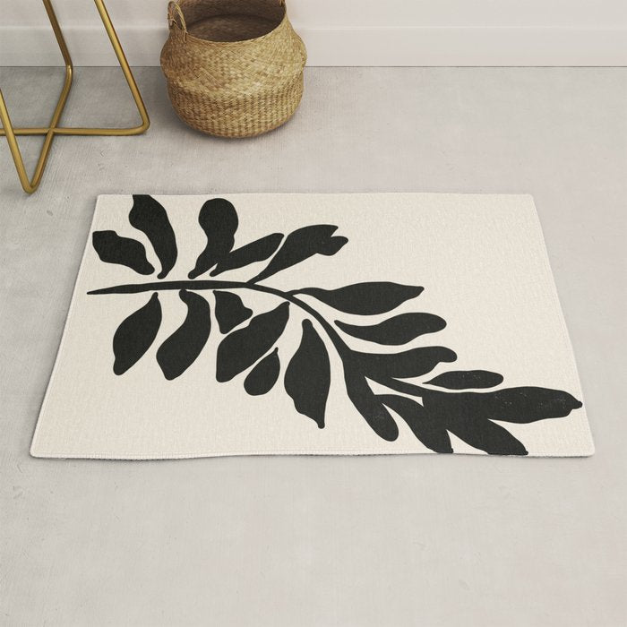 Single stem - night Rug Gallery Image 1