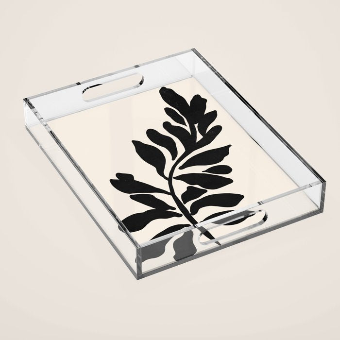 Single stem - night Acrylic Tray Gallery Image 1
