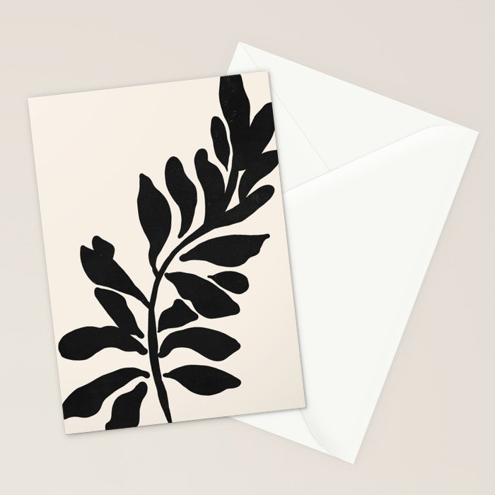 Single stem - night Stationery Card Gallery Image 2