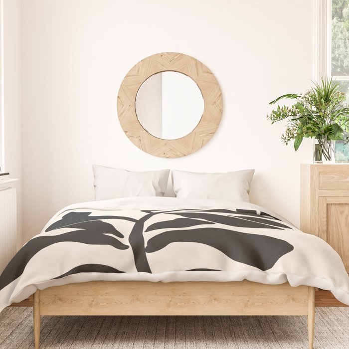 Single stem - night Duvet Cover Gallery Image 3