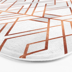 Copper Geo Bath Mat Gallery Image 3