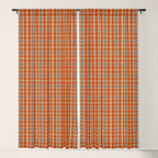 North Country Plaid - classic red and brown Window Curtain Gallery Image 5