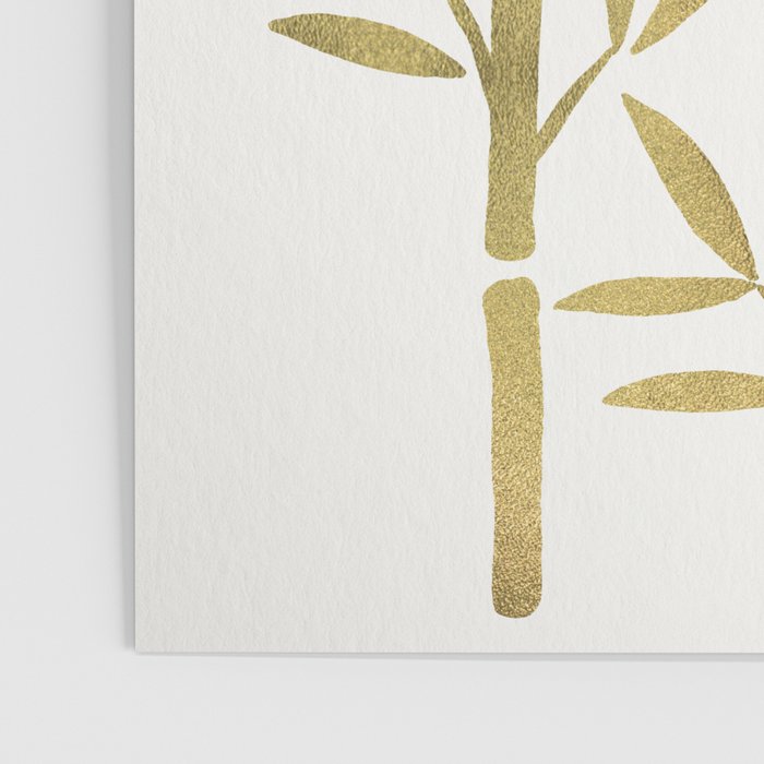 Bamboo Stems - Gold Palette Poster Gallery Image 3