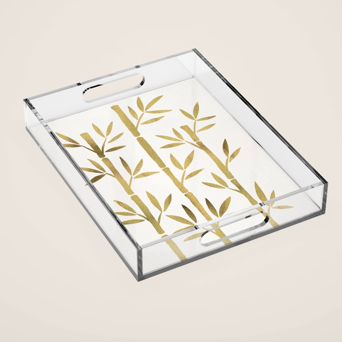 Bamboo Stems - Gold Palette Acrylic Tray Gallery Image 1