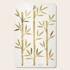Bamboo Stems - Gold Palette Cutting Board Gallery Image 1