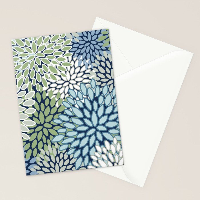 Harper Floral Blooms Stationery Card Gallery Image 2