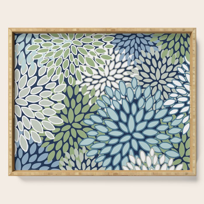 Harper Floral Blooms Serving Tray Gallery Image 1