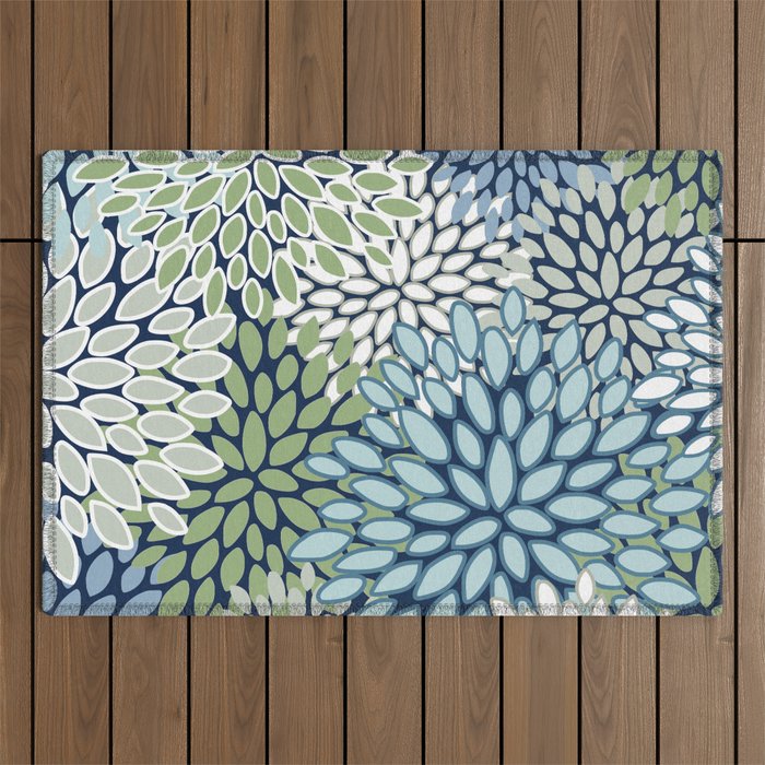 Harper Floral Blooms Outdoor Rug Gallery Image 1