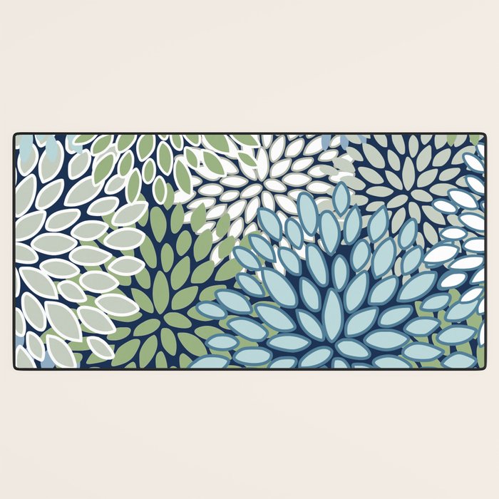 Harper Floral Blooms Desk Mat Gallery Image 3