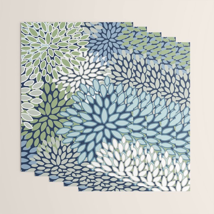 Harper Floral Blooms Wrapping Paper Gallery Image 3
