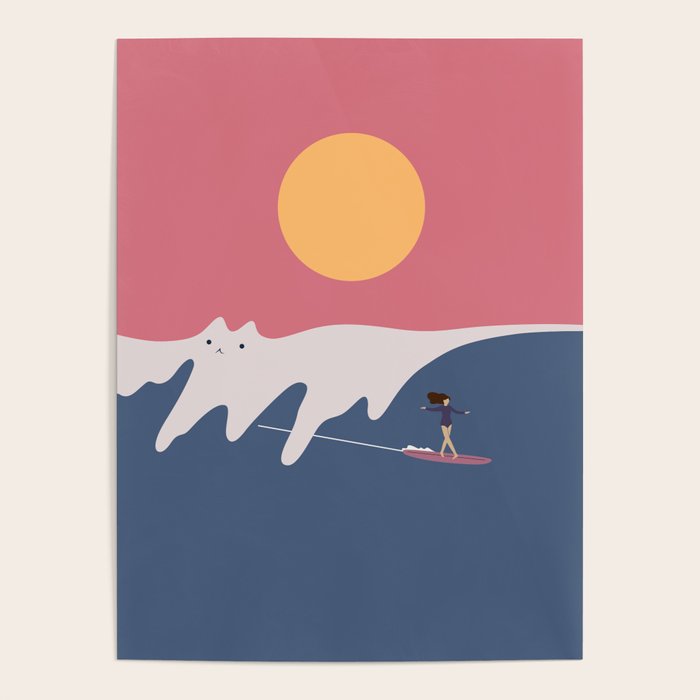 Cat Landscape 91 Poster Gallery Image 1