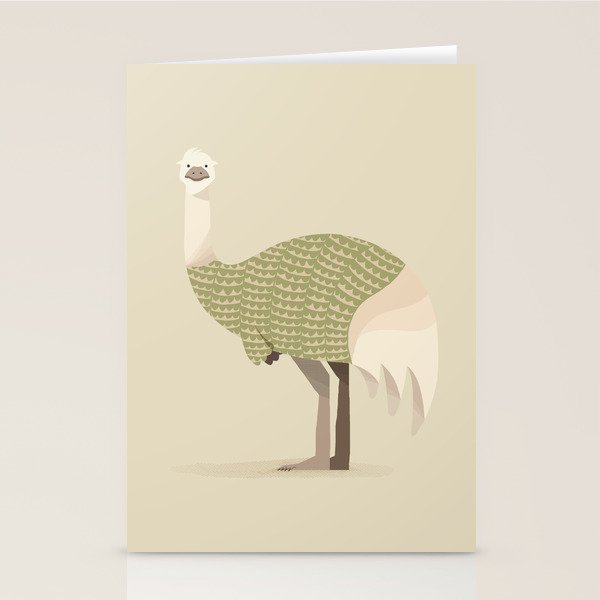 Whimsical Emu Stationery Card Gallery Image 1