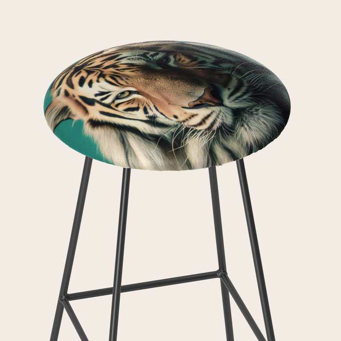 One Love, One World, A Vision of Unity, Tigers Art Stool Gallery Image 2