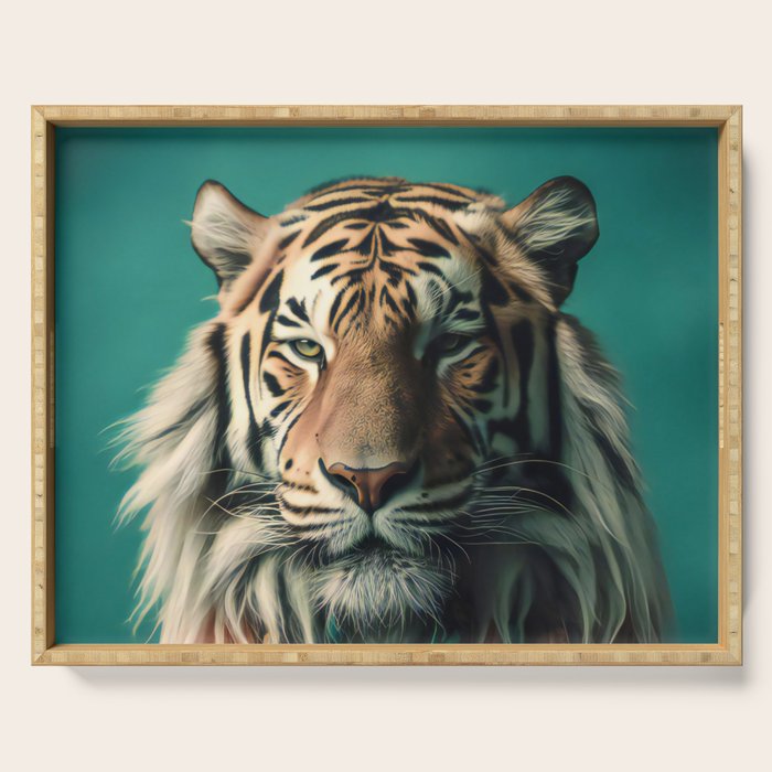 One Love, One World, A Vision of Unity, Tigers Art Serving Tray Gallery Image 1