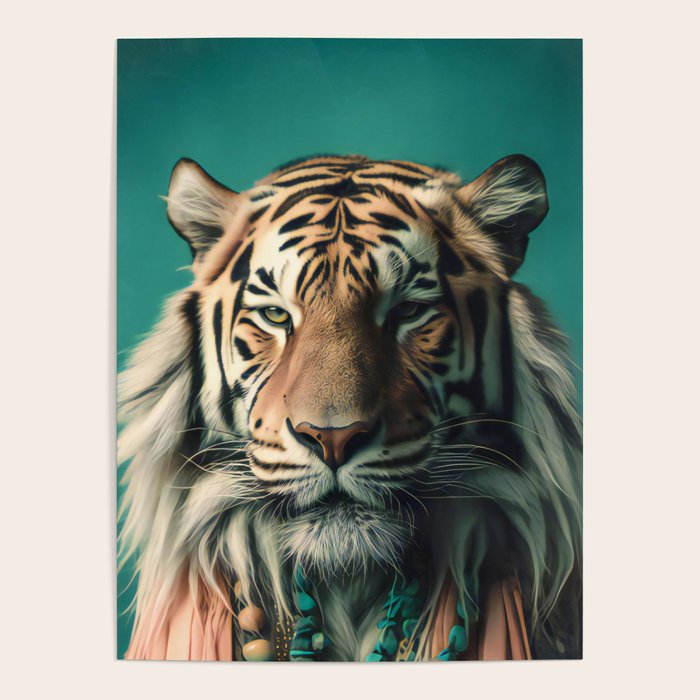 One Love, One World, A Vision of Unity, Tigers Art Poster Gallery Image 1