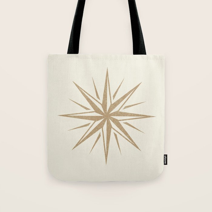 Starburst Retro 3 - Gold  Tote Bag Gallery Image 1