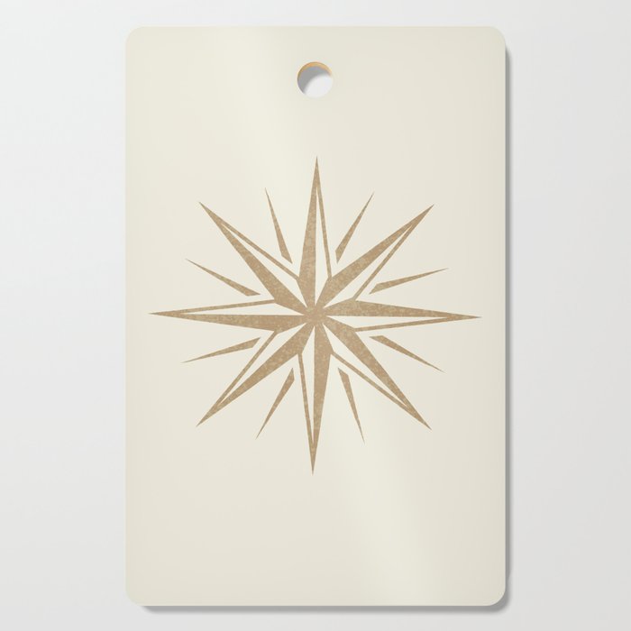 Starburst Retro 3 - Gold  Cutting Board Gallery Image 1