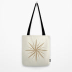 Starburst Retro 3 - Gold  Tote Bag Gallery Image 2