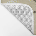 Plum blossoms, bird and the moon Type A (Minhwa: Korean traditional/folk art) Bath Mat Gallery Image 2