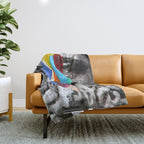 Composition 749 Throw Blanket Gallery Image 1