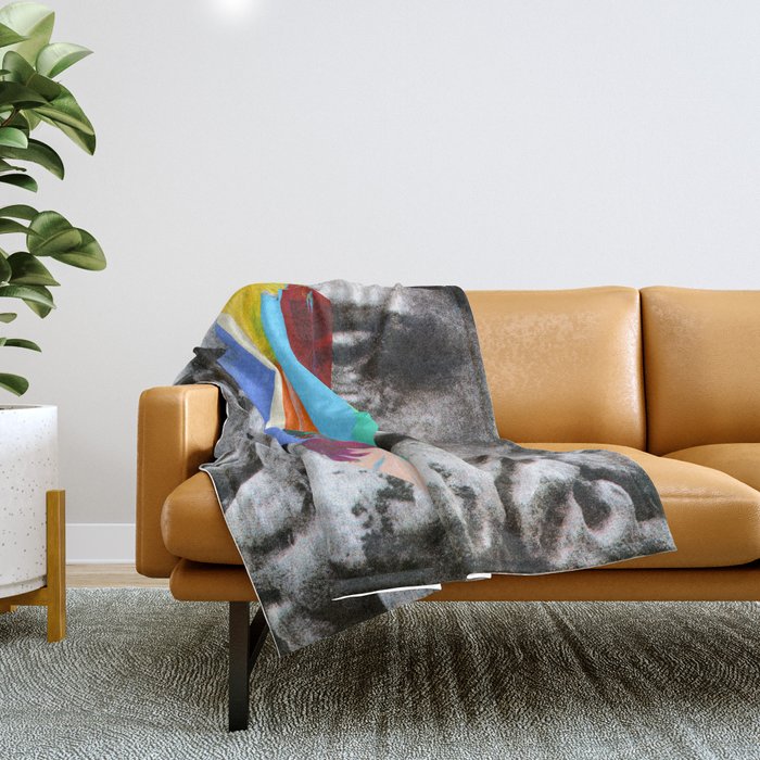 Composition 749 Throw Blanket Gallery Image 1