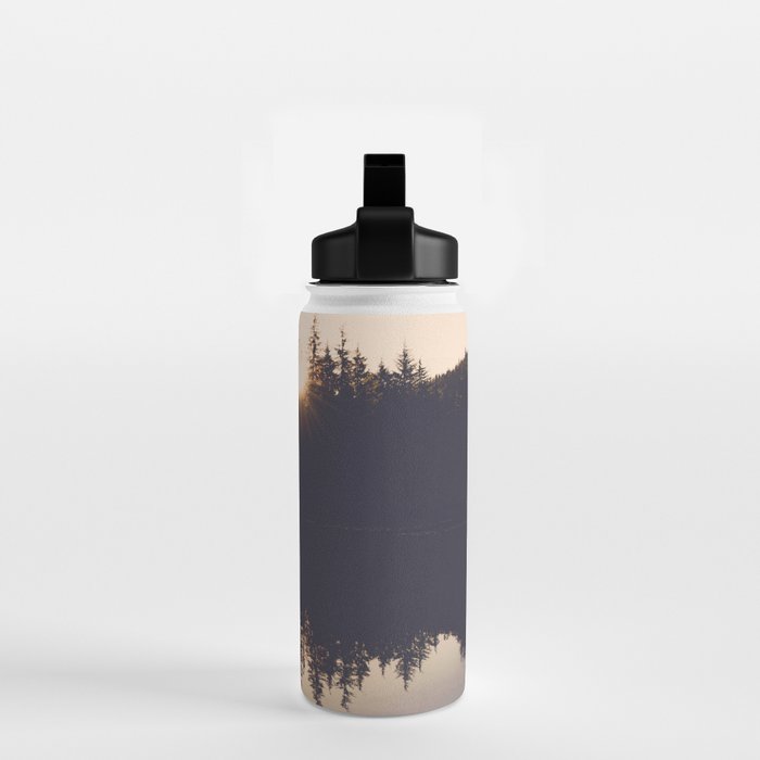 Rose Gold Compass Forest Water Bottle Gallery Image 2