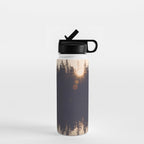Rose Gold Compass Forest Water Bottle Gallery Image 1