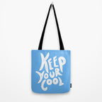 Keep Your Cool in Blue Tote Bag Gallery Image 2
