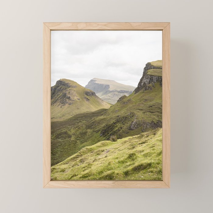 Quiraing Landscape | Nature Travel Photography Art Print | Isle of Skye in Scotland Mini Art Print Gallery Image 1