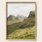 Quiraing Landscape | Nature Travel Photography Art Print | Isle of Skye in Scotland Serving Tray Gallery Image 1
