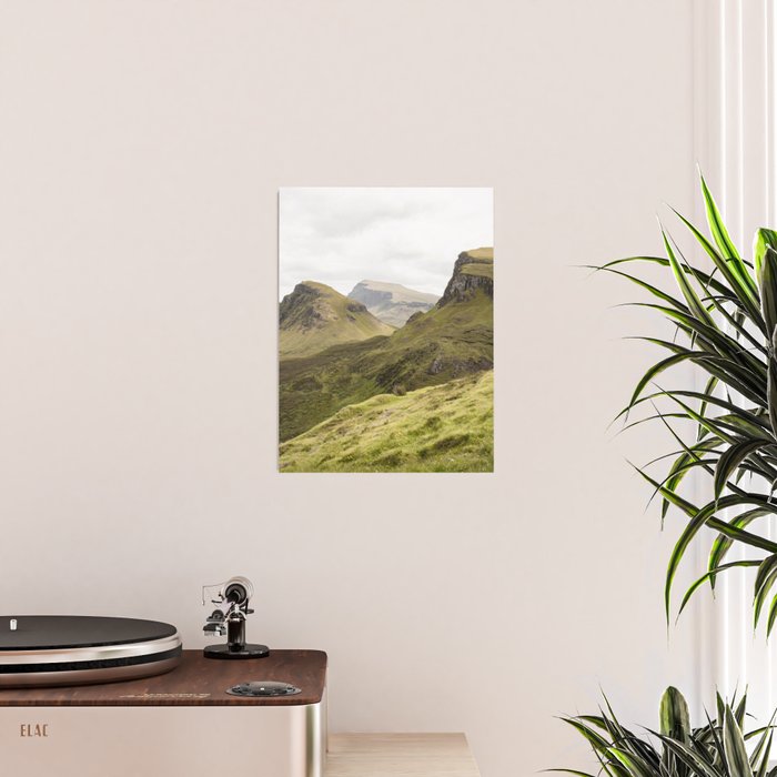 Quiraing Landscape | Nature Travel Photography Art Print | Isle of Skye in Scotland Poster Gallery Image 2