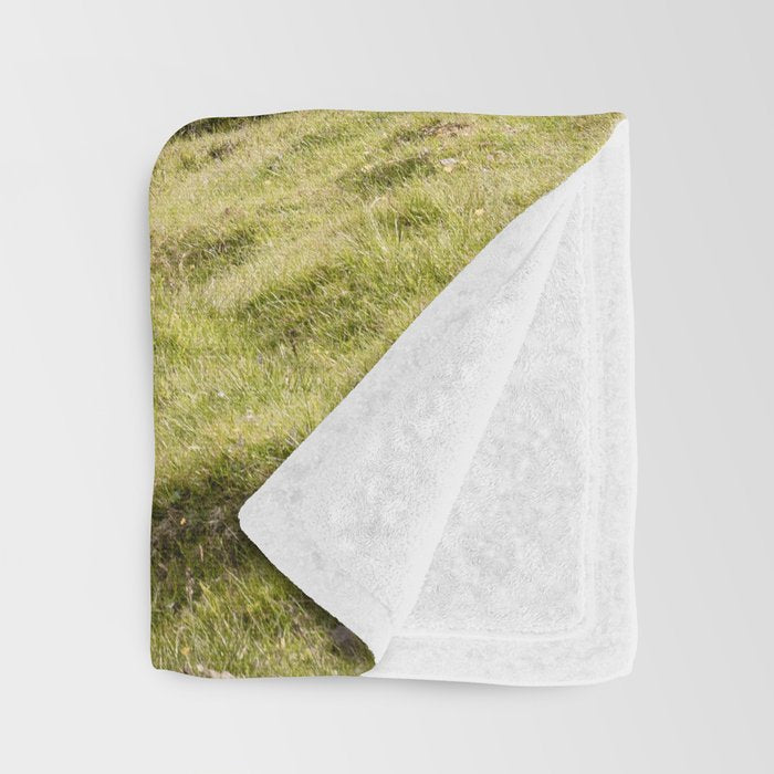 Quiraing Landscape | Nature Travel Photography Art Print | Isle of Skye in Scotland Throw Blanket Gallery Image 3