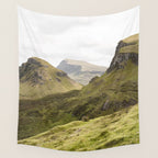 Quiraing Landscape | Nature Travel Photography Art Print | Isle of Skye in Scotland Wall Tapestry Gallery Image 4