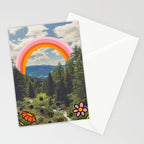 Rainbow Mountain Landscape Stationery Card Gallery Image 2