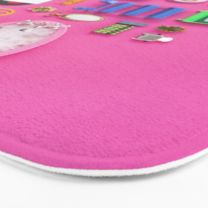 Dollhouse inventory / pink Bath Mat Gallery Image 3