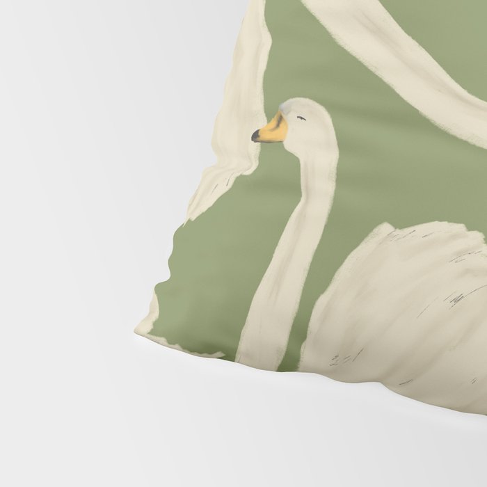 Flight of Swans Pillow Sham Gallery Image 4