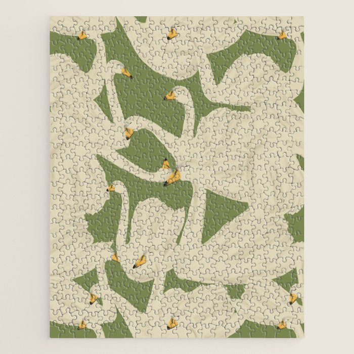 Flight of Swans Jigsaw Puzzle Gallery Image 1