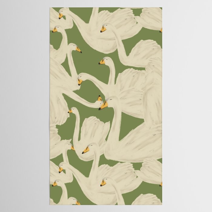 Flight of Swans Tablecloth Gallery Image 2