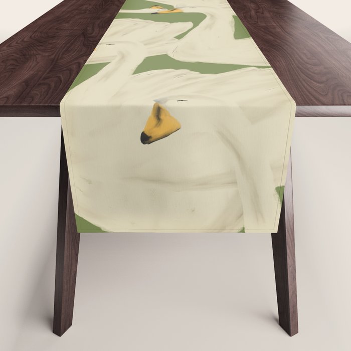 Flight of Swans Table Runner Gallery Image 1