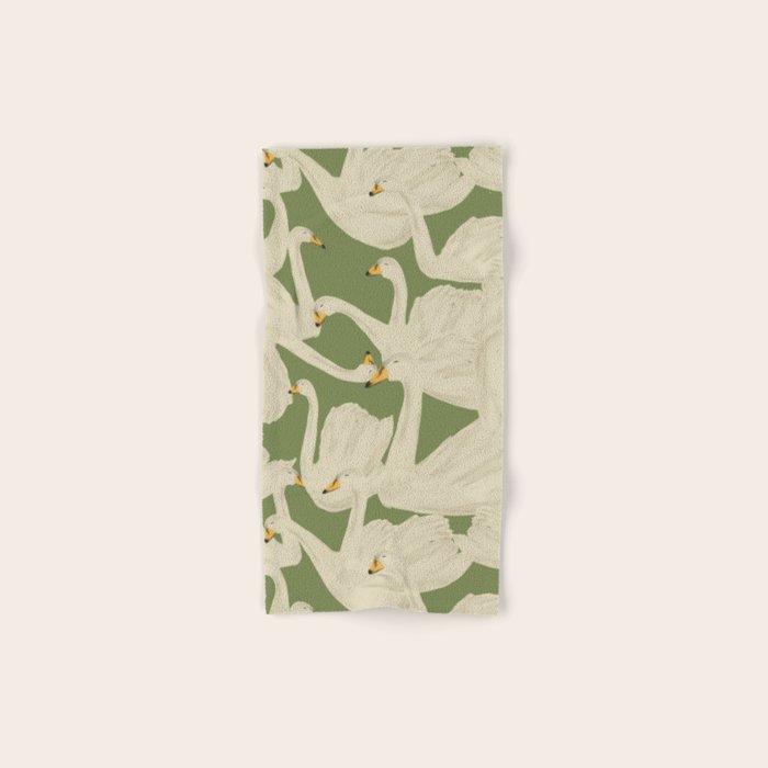 Flight of Swans Bath Towel Gallery Image 1