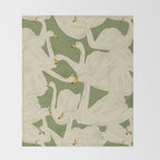 Flight of Swans Throw Blanket Gallery Image 2