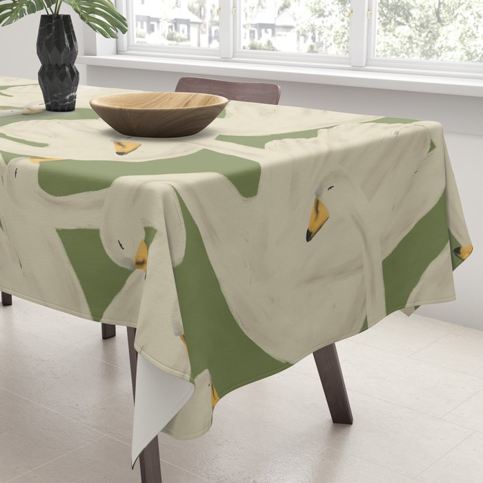 Flight of Swans Tablecloth Gallery Image 3