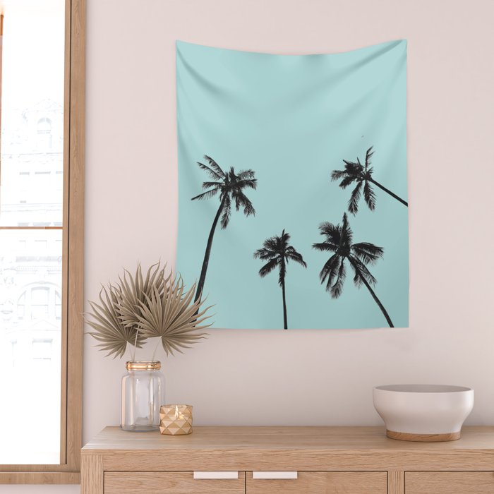 Palm trees 5 Wall Tapestry Gallery Image 2