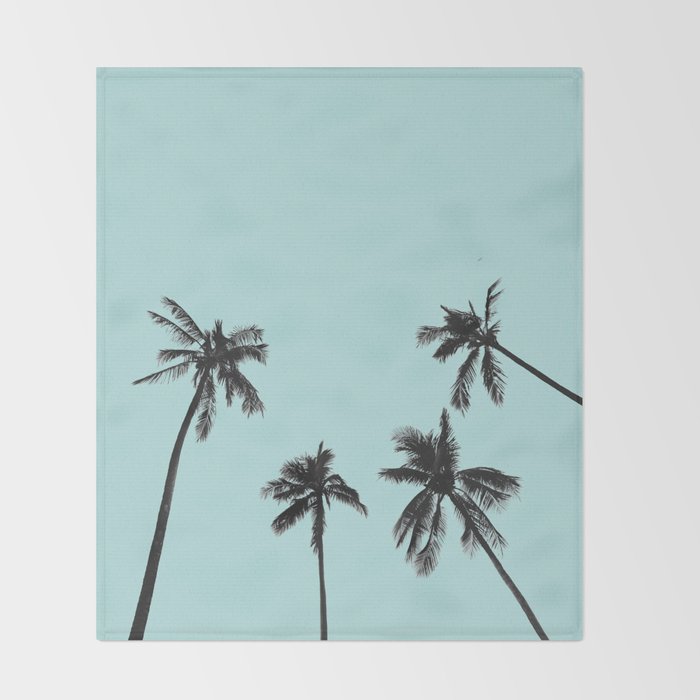 Palm trees 5 Throw Blanket Gallery Image 2